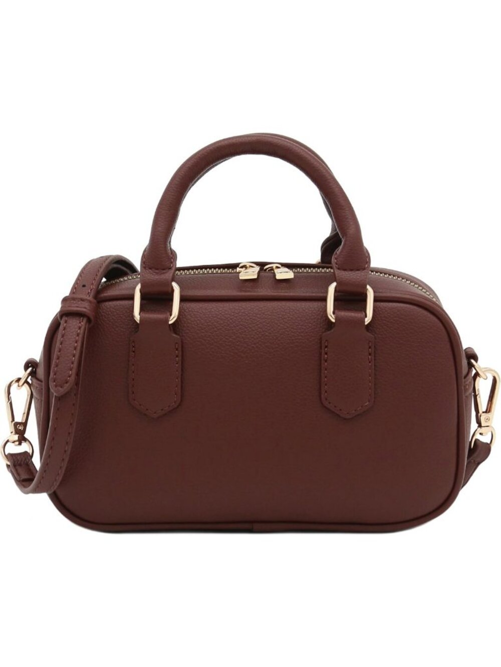 Chic Mini PU Leather Satchel Purse | Stylish Top Handle Crossbody Bag